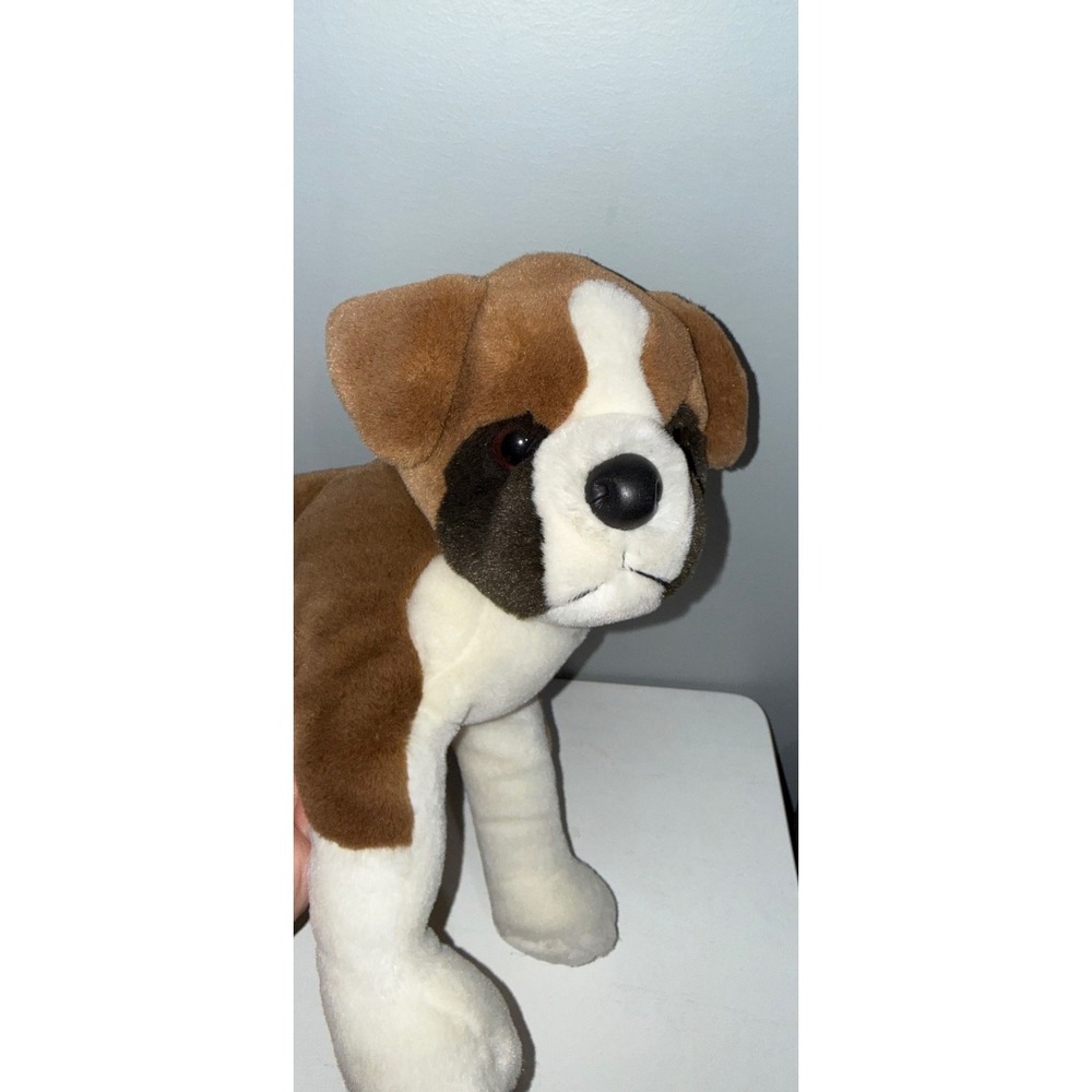 Douglas Cuddle Toys Boxer Dog Puppy Plush Stuffed Animal Brown White 12 Inch